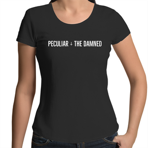 Peculiar +  The Damned Womens Logo Tee