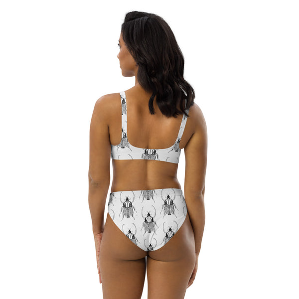 Goliath Beetle Recycled high-waisted bikini