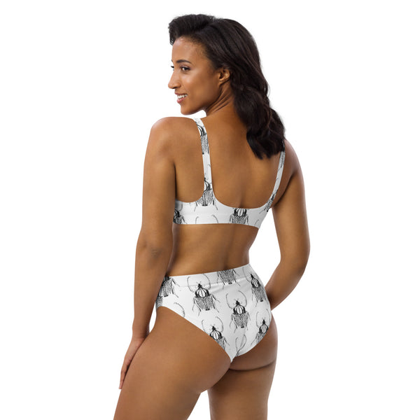 Goliath Beetle Recycled high-waisted bikini